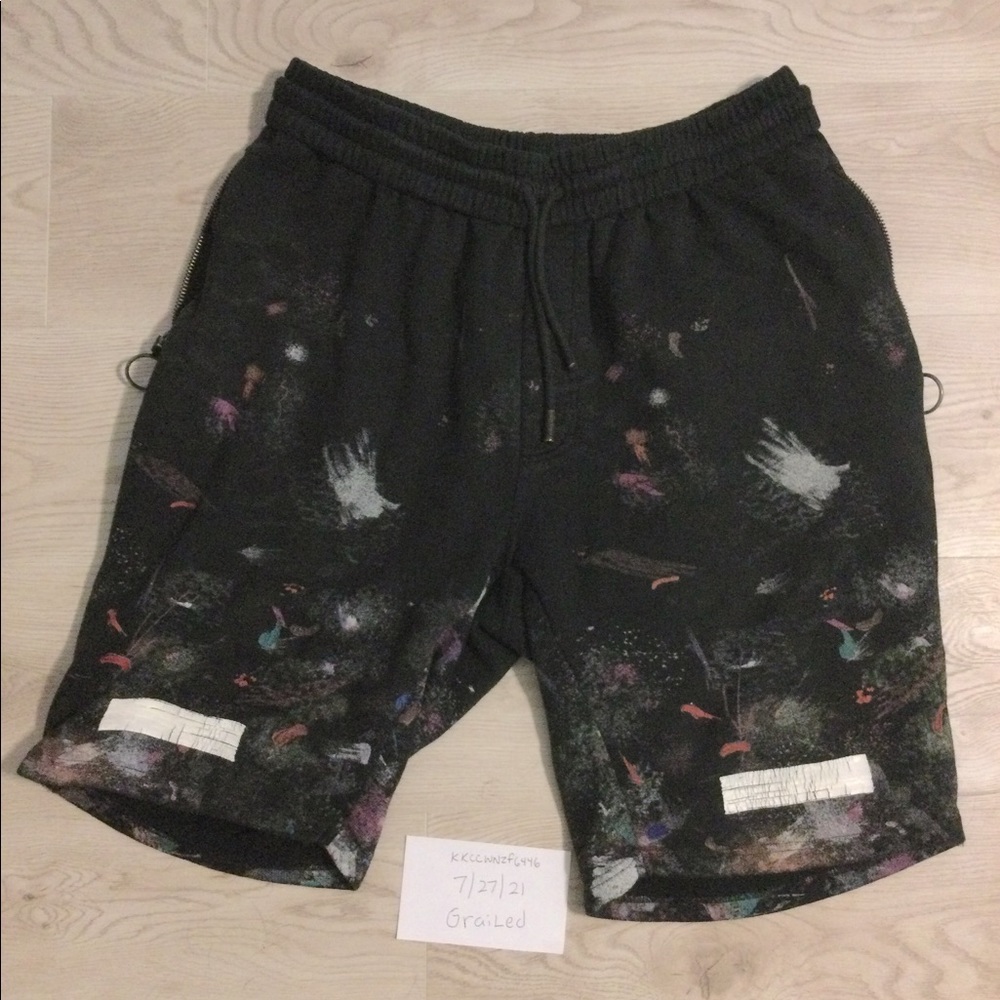 Off white diag galaxy shorts